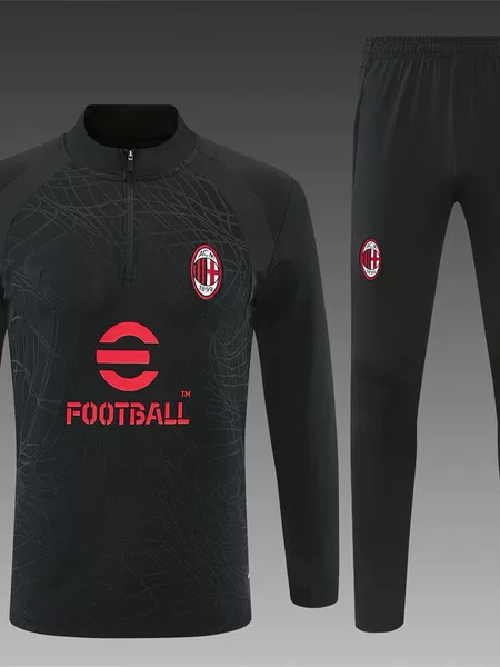 Barca 27 adult half-zip long-sleeve training suit Paris Arsenal Spain three-star Manchester United football suit set