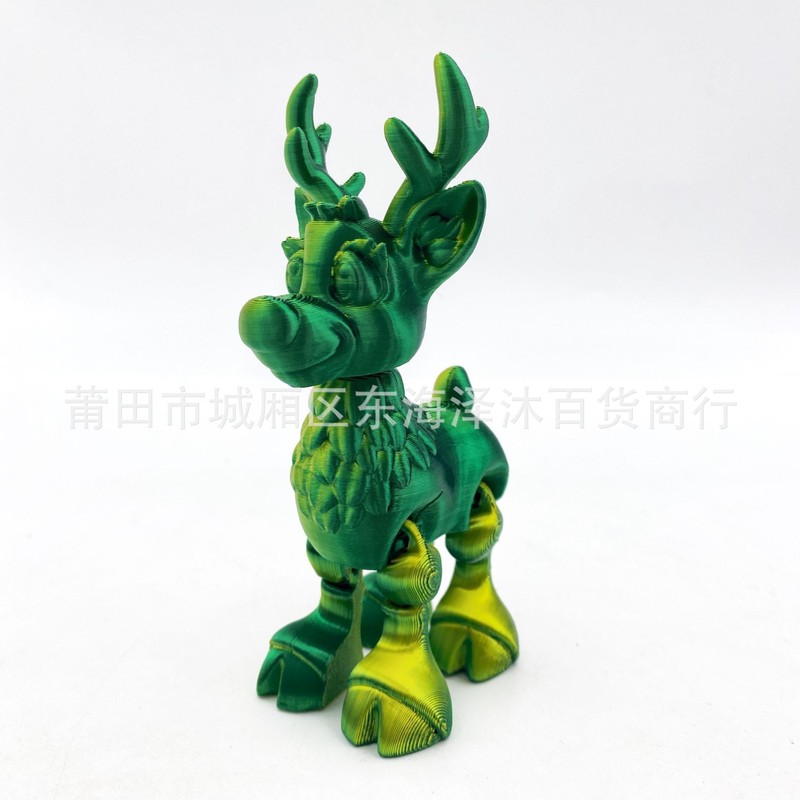 跨境爆款圣诞节雪橇驯鹿雕像 Christmas Reindeer 麋鹿装饰品摆件|undefined