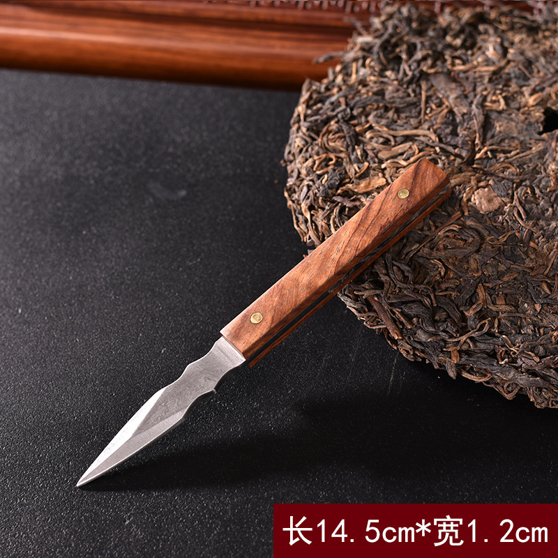 Cuchillo para té con patrón ondulado de palisandro 0502