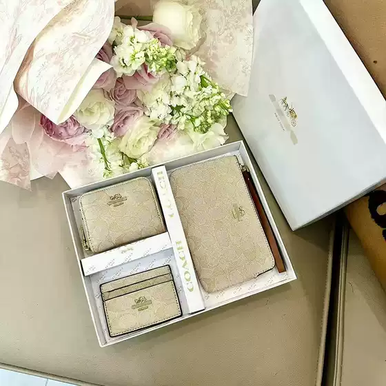 2025 Summer New Women's Wallet, Fashionable Clutch Bag, Trendy Handbag Set Gift Box