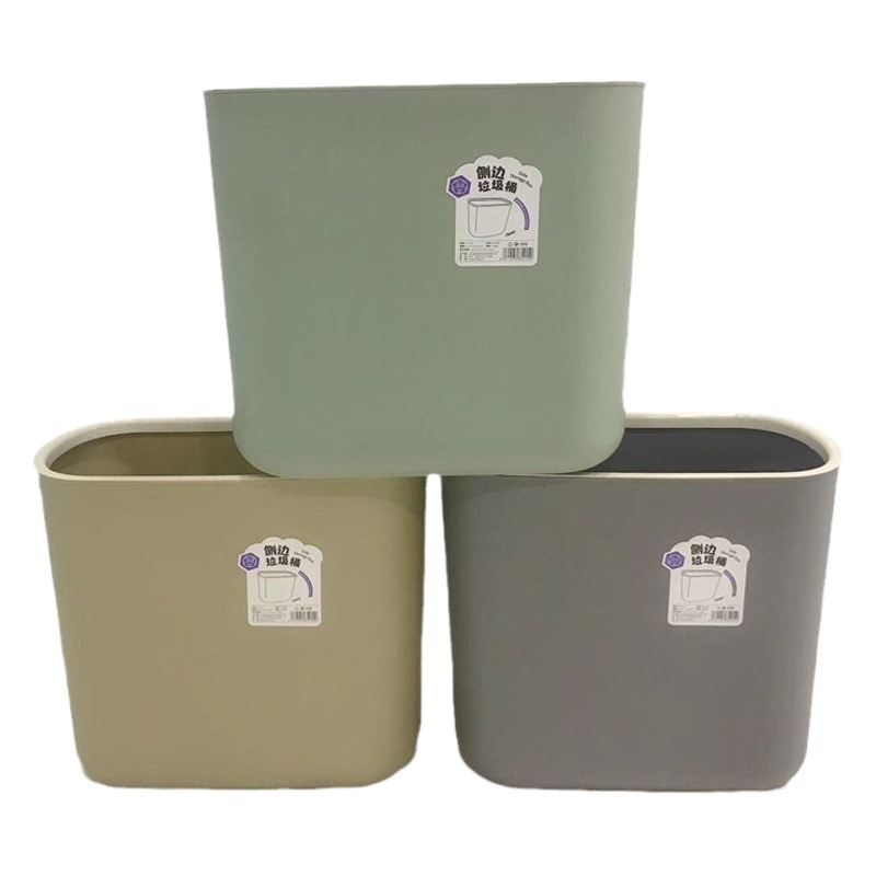 Papelera de plástico simple para cocina, cubo de almacenamiento para cáscaras de frutas, venta al por mayor.