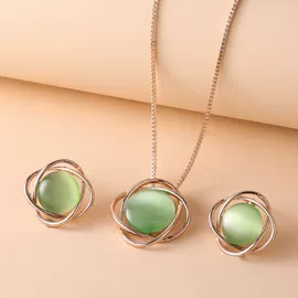 首饰套装;项链;耳钉