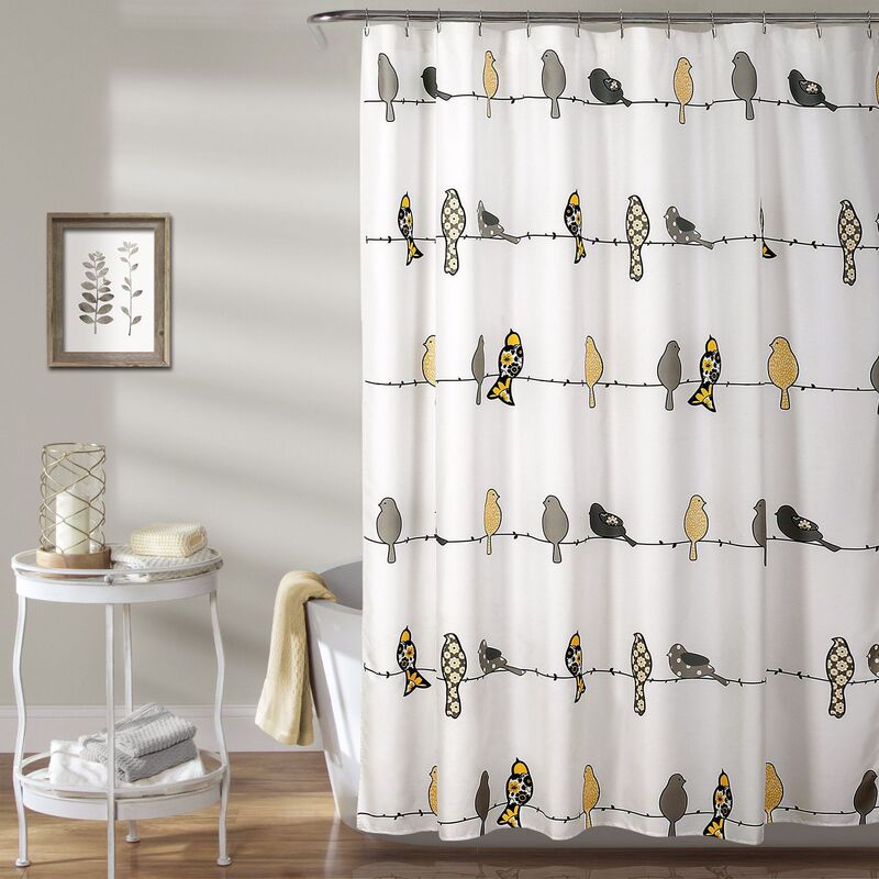 Farmhouse-Style Polyester Waterproof and Mildew-Resistant Shower Curtain, No-Drill Bohemian Style Bathroom Partition Curtain, Privacy Curtain Farmhouse-Style Polyester Waterproof and Mildew-Resistant Shower Curtain, No-Drill Bohemian Style Bathroom Partition Curtain, Privacy Curtain