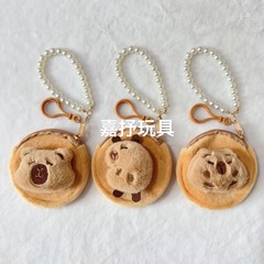 リトルレッドブック Capibara イヤホン小銭入れかわいい漫画ぬいぐるみコイン小銭入れ女性収納キーバッグ