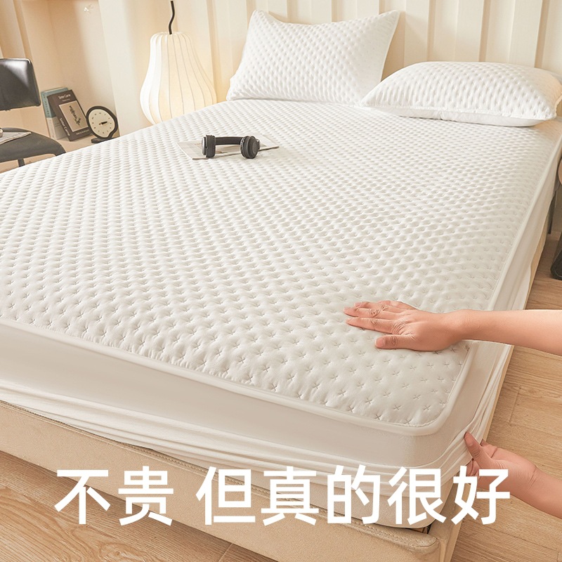 Water Wash Cotton Padded Bed Cover Single Piece Thickened Bed Cover Bed Cover Simmons Mattress Protector 2025 New Style