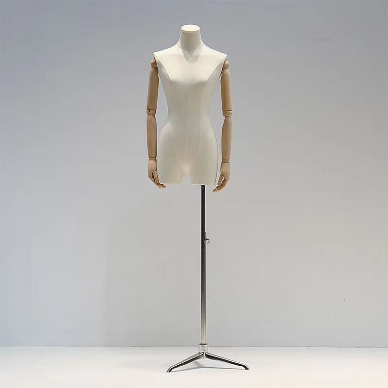 Modelo clavícula pequeña prop de pecho tienda de ropa modelo estante de exhibición de hombro plano ventana de ropa de mujer muestra busto modelo