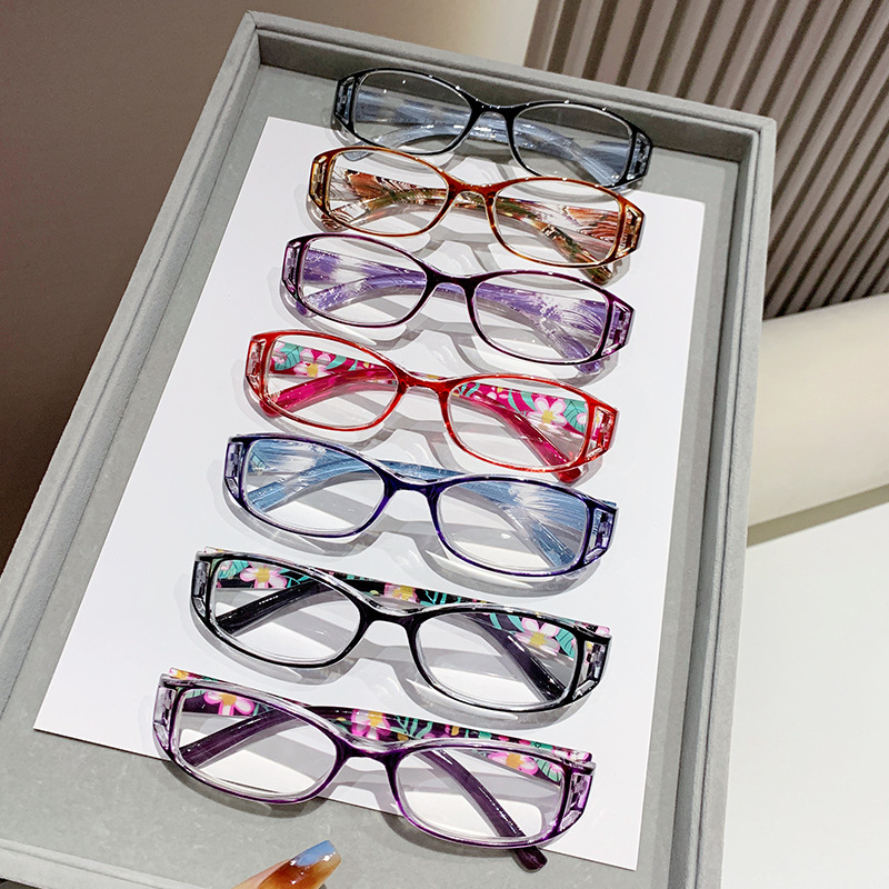 Moda anti-luz azul ultra ligero adelgazamiento de edad vieja hipermetropía marco de gafas monofocales gafas de alta definición