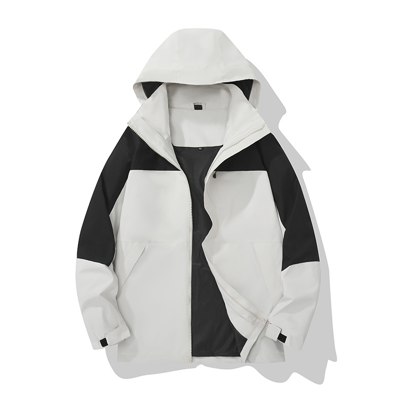 Otoño y invierno vestir de asalto hombre desmontable a prueba de viento impermeable herramienta de tamaño grande chaqueta funcional pareja abrigo image 2