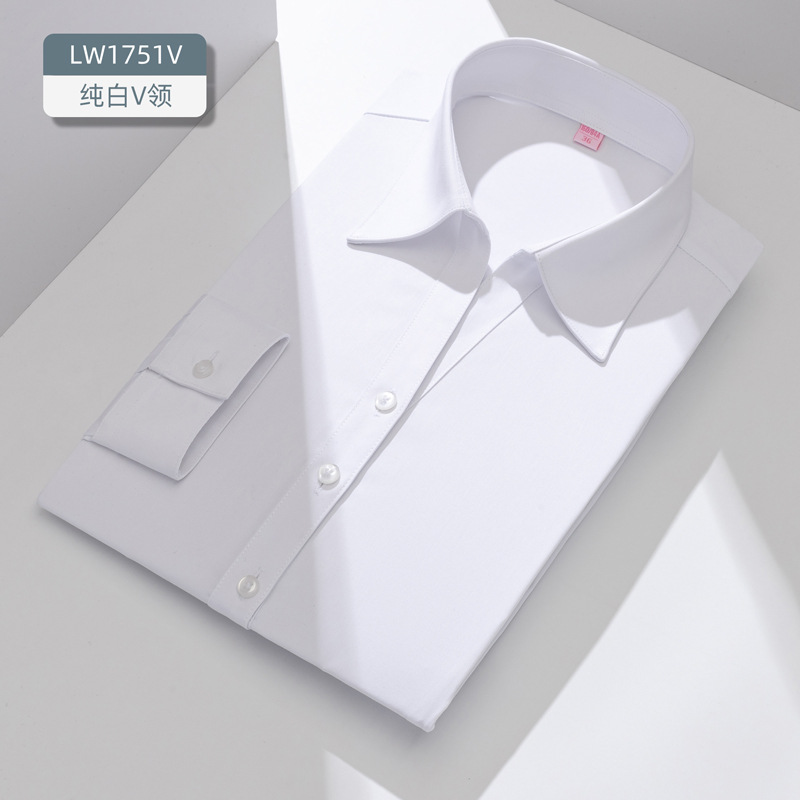 퓨어 화이트 브이넥