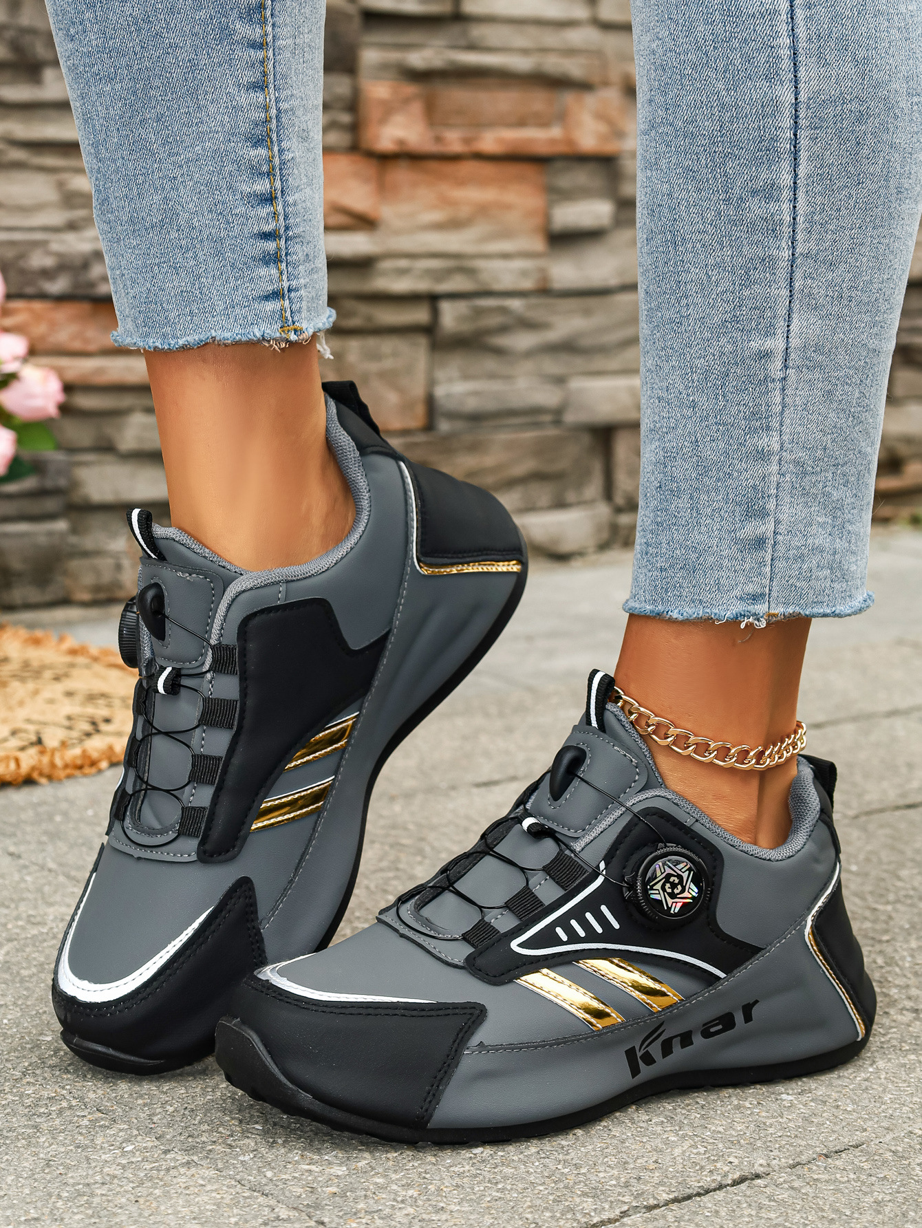 Plu-ize Women' Neaker, Fahionable Caual Low-top Outdoor Kateboard Hoe_vogvips.com