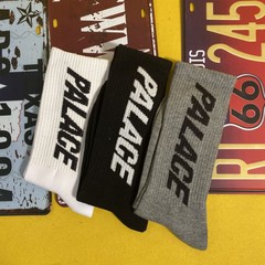 Original Host Business Letter Men Socks Ins Trend Brand European American Street Style Versatile Men Women Black White Socks Personality Sports Basketball Socks