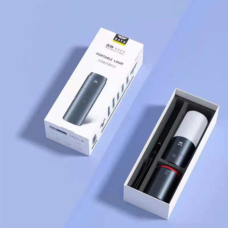 百羽车载手提车灯应急灯充电式强光手电筒超长续航探照灯警指示灯