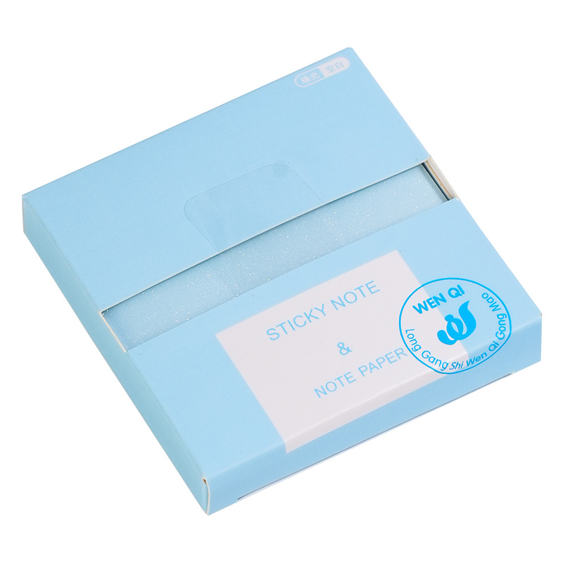 Las nuevas notas adhesivas nacaradas extraíbles de alto valor se pueden rasgar y pegar a los estudiantes