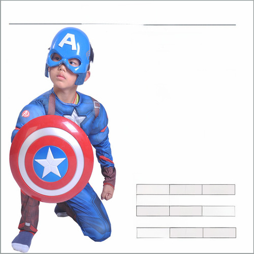 Halloween costumes for children Avengers United States Captain America Iron Man Superman Spider-Man Optimus Prime muscular suits