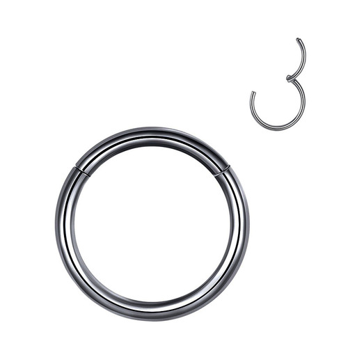 Amazon Bestselling Basic Stainless Steel Seamless African Nose Ring 0.8mm Fine Wire Gauge 316L Nose Piercing Jewelry