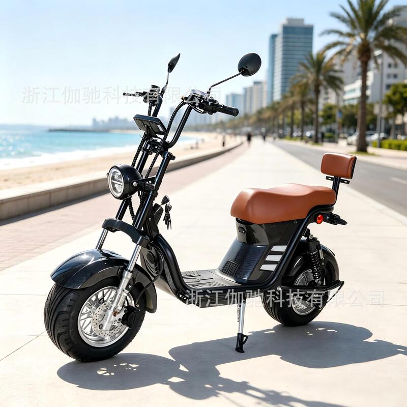 Brazilian manufacturer, large-wheeled, wide-tire Harley-style Citycoco electric scooter, adult electric bicycle, electric motorcycle, battery-powered vehicle Brazilian manufacturer, large-wheeled, wide-tire Harley-style Citycoco electric scooter, adult electric bicycle, electric motorcycle, battery-powered vehicle