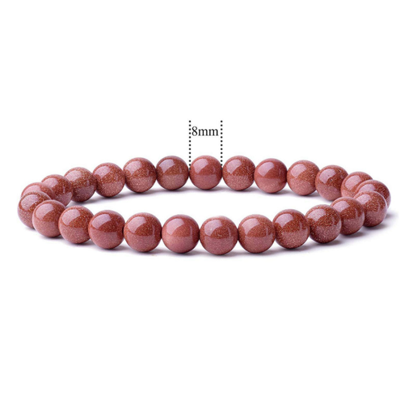 Fashion Round Natural Stone Beaded Bracelets display picture 15