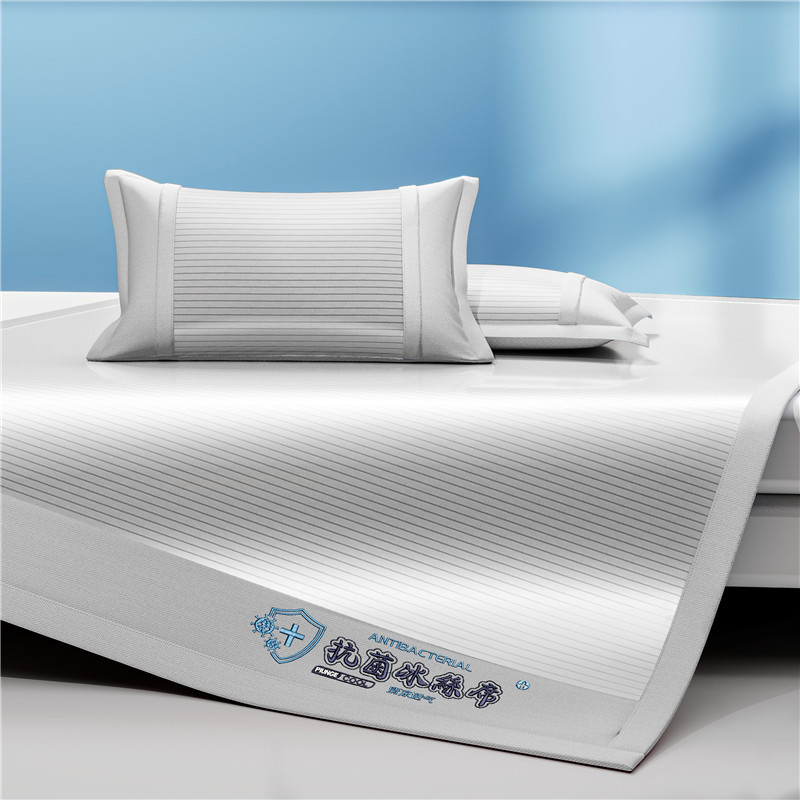 [항균 스타일] 그레이 - 침대 시트 스타일★베갯잇 포함 [A급 원단, 항균, 진드기 방지, 급속 냉각]