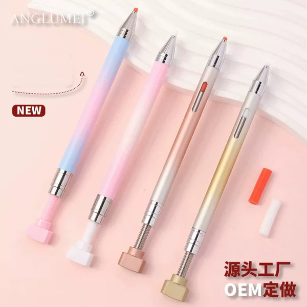 Cross-border new nail tools point drill DIY diamond painting set drill tool plastic color rod unloading drill pen