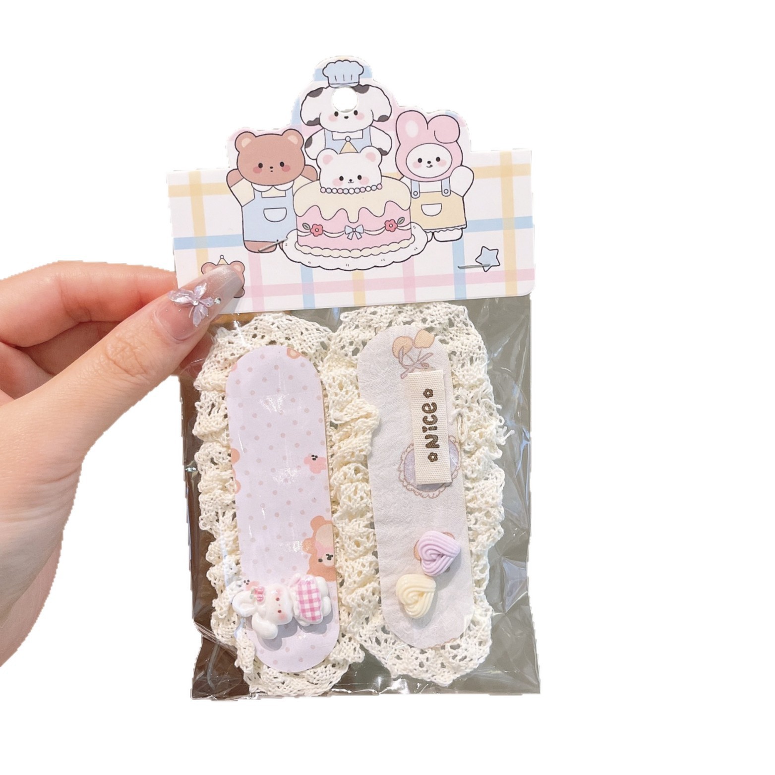Animales de dibujos animados para niños velcro toque de cabello correa de cabello para bebés fría pegada pieza de cabello para niñas pegada banda de cabello
