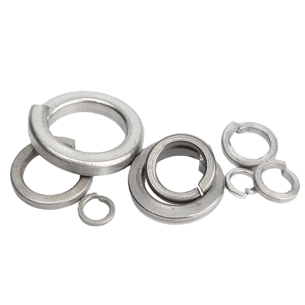(M3-M20)纯钛弹垫钛合金弹簧垫片开口垫圈华司介子加厚弹性垫片