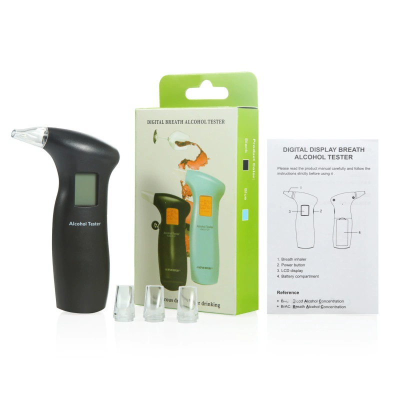Тестер алкоголя Источник Фабрика Китайская версия трехцветная подсветка показывает результат единицы мг/100ml
