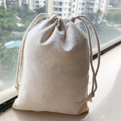 环保香薰蜡烛纯棉布袋定制内衣内裤棉布束口袋化妆品瘦脸仪棉布袋|ru