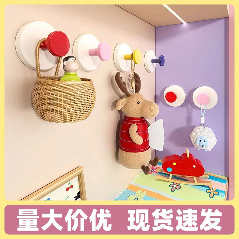 Gancho de entrada con ventosa, fuerte soporte de peso, sin perforación, manija de puerta de dopamina, gancho de almacenamiento, tipo ventosa