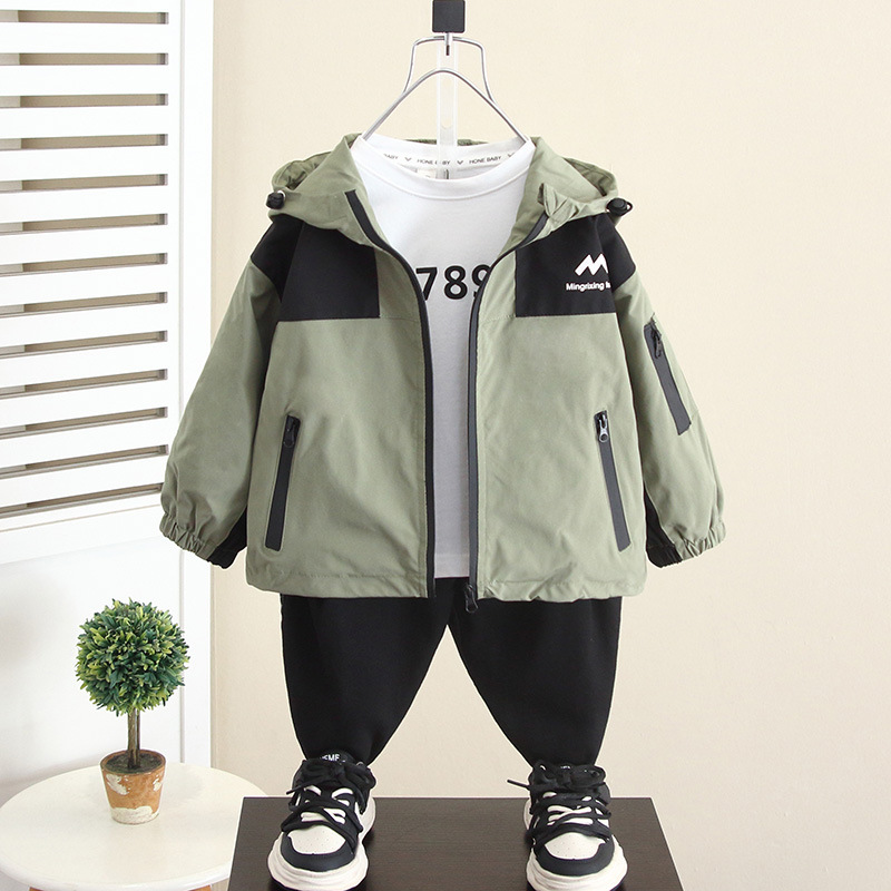 6306 Chaqueta de otoño para niños 2025 Chaqueta casual de primavera y otoño para niños nuevos Chaqueta de otoño para bebés