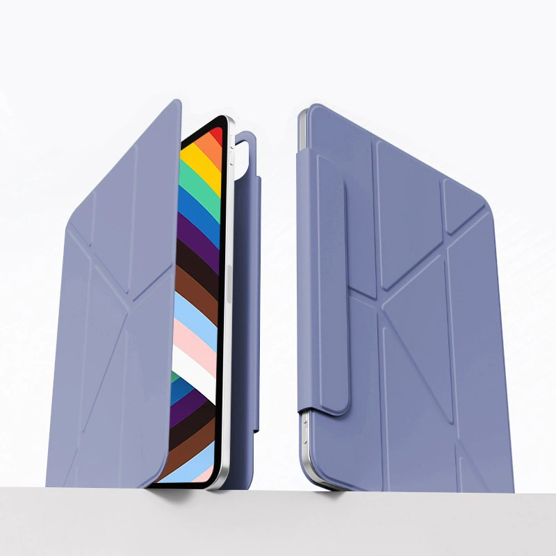 Совместимо с iPad Air 6/5 защитная крышка 2024, Apple Pro 11 магнитная пряжка 13-дюймовый, 3+y складывающийся горизонтальный/вертикальный
