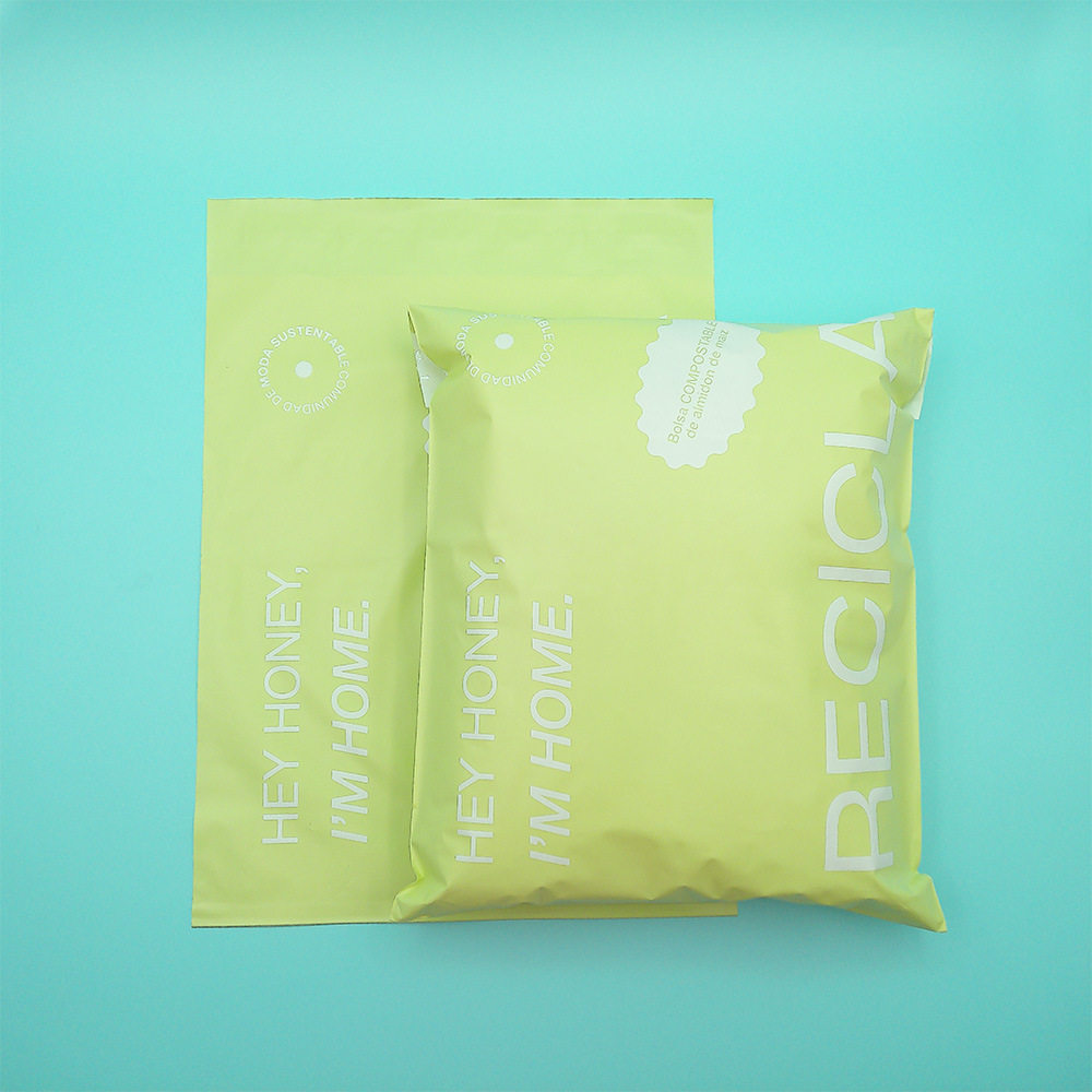 Biodegradable Express bolsa autoadhesiva bolsa de correo express bolsa de transporte bolsa de protección del medio ambiente biodegradable bolsa de embalaje de plástico