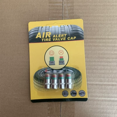 Manufacturer car tire pressure cap monitoring cap visual tire pressure warning device tire pressure cap 2.4bar (Air pressure gauge/tire pressure gauge) - plastic-core-set
