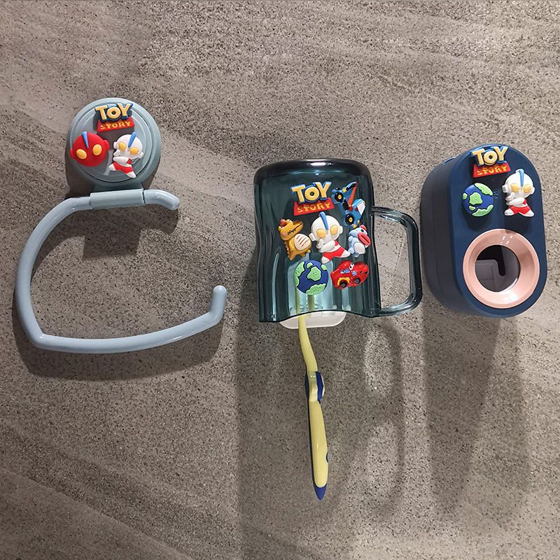 Children's Gargle Cup Star Dailu Towel Rack Bathroom Punch-free Baby Cartoon Bath Towel Rack Kitchen Bathroom Hook Children's Gargle Cup Star Dailu Towel Rack Bathroom Punch-free Baby Cartoon Bath Towel Rack Kitchen Bathroom Hook