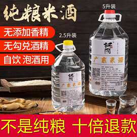 散装广东米酒纯粮食酒泡酒白酒散酒泡水果青梅果酒专用酒浸泡酒