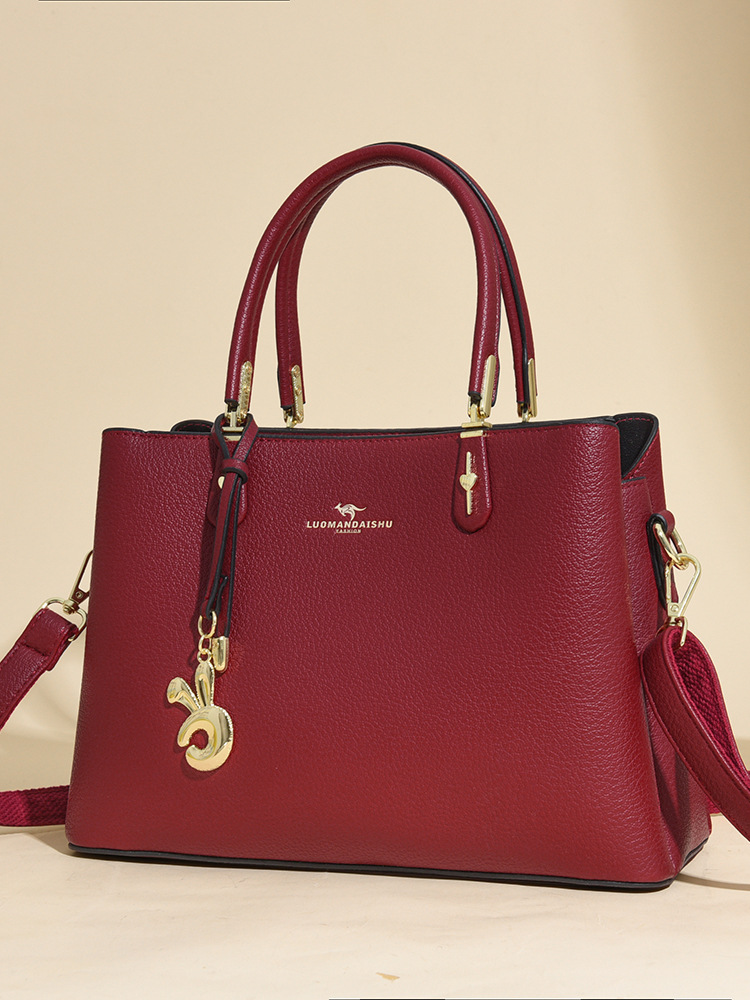 Bolsos transfronterizos de alta gama europeos y americanos, bolsos de mensajero para mujer, bolsos de mujer, bolsos de mujer de gran capacidad, madres de mediana edad, entrega de una pieza