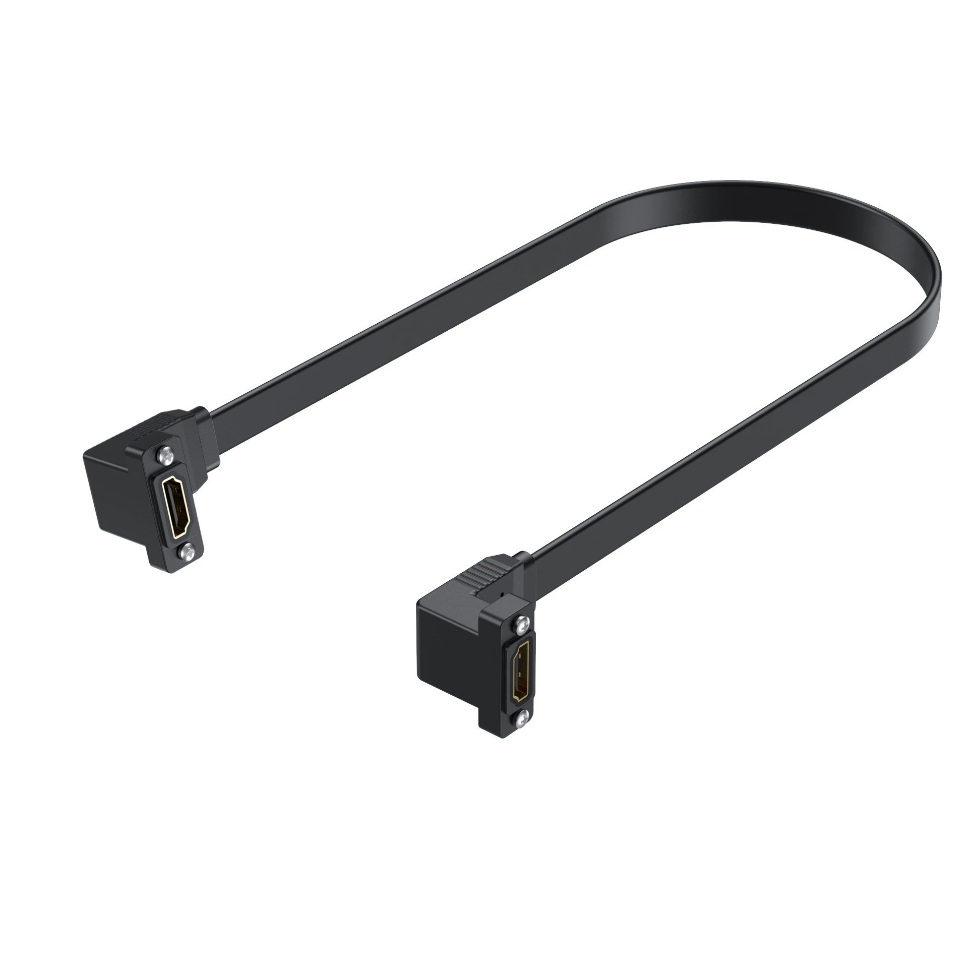 Плоский - высокоскоростной HDMI 2.0 версии для расширительной линии матери с фиксированной панели отверстий, провод поддерживает 4K2K 60Гц