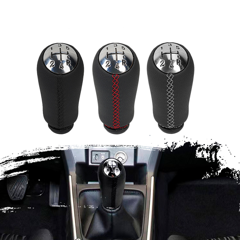 Car Modification Accessories Suitable For Renault MK2 MK3 Gear Head5-speed Gear Shift Head Leather-wrapped Handle Hand Ball
