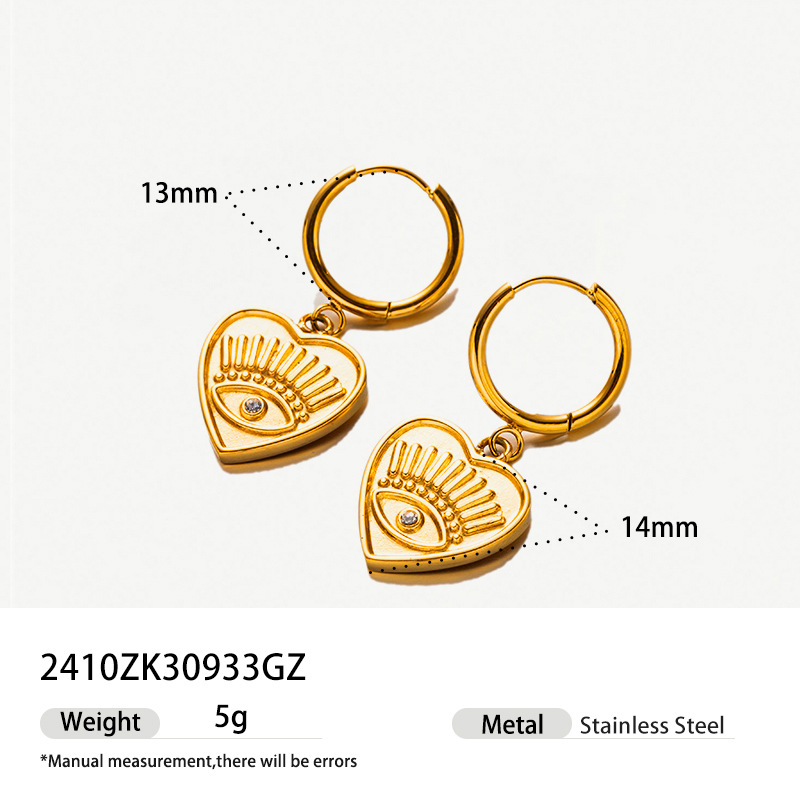 Collar de acero inoxidable de lujo ligero de alto nivel de zircon colorado conjunto de joyería de venta caliente transfronteriza para mujeres