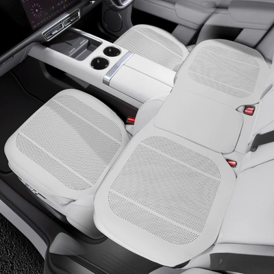 covers and cushions Seat cushion, seat cover - elegant-whitethree-piece-set
