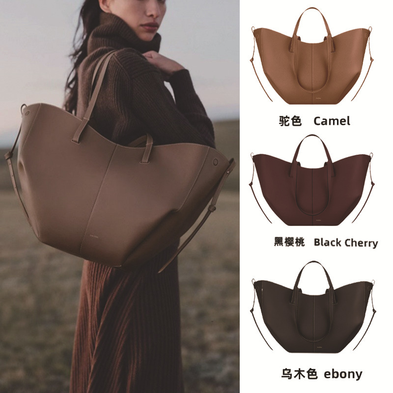 [Cross-border in stock] Polene Wings Bag Shoulder Crossbody Bag New Shopping Bag Large Capacity Handbag for Women