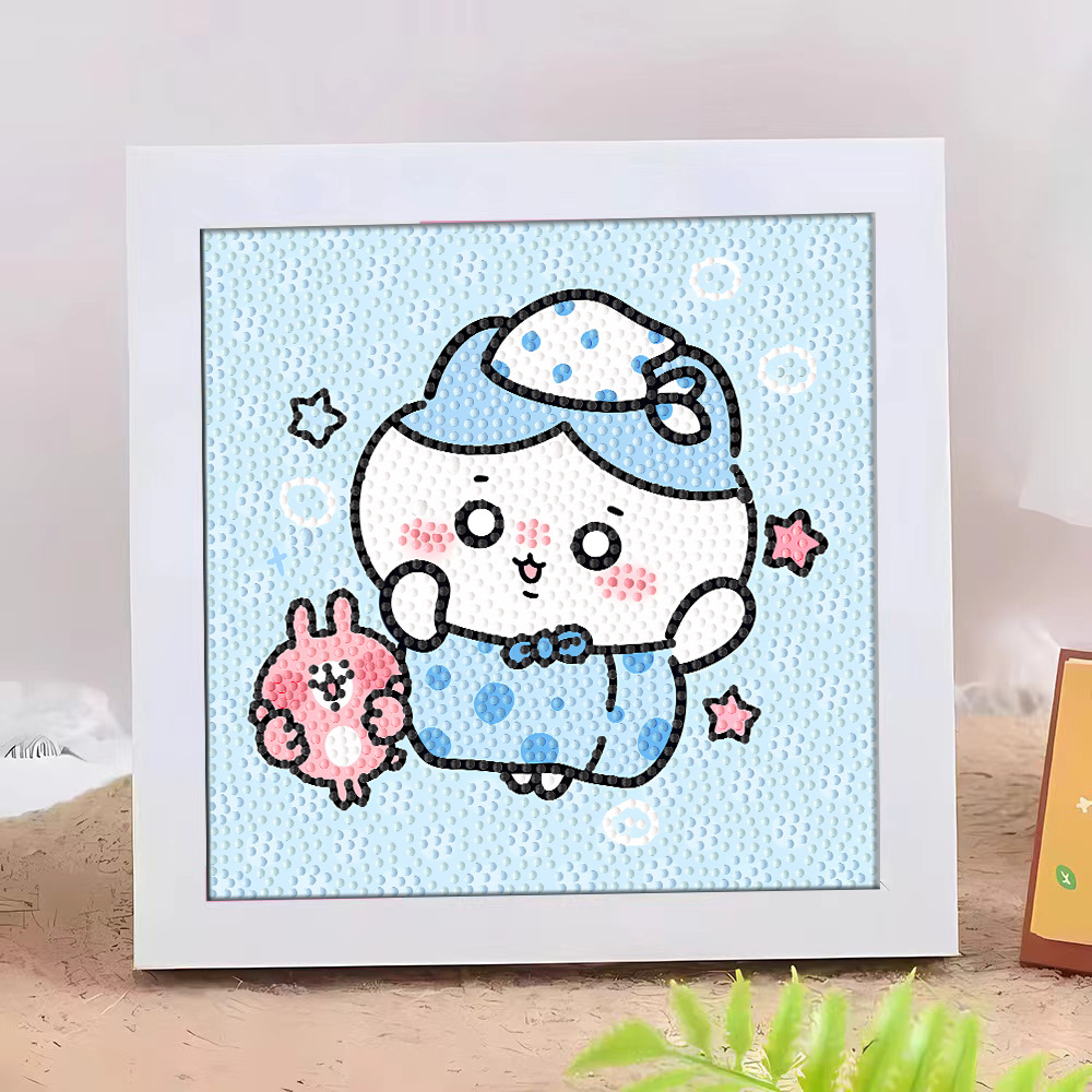 Diamante infantil DIY hecha a mano con material de marco paquete de dibujos animados Sanliou pegatinas de diamante regalo al por mayor pinturas de mampostería