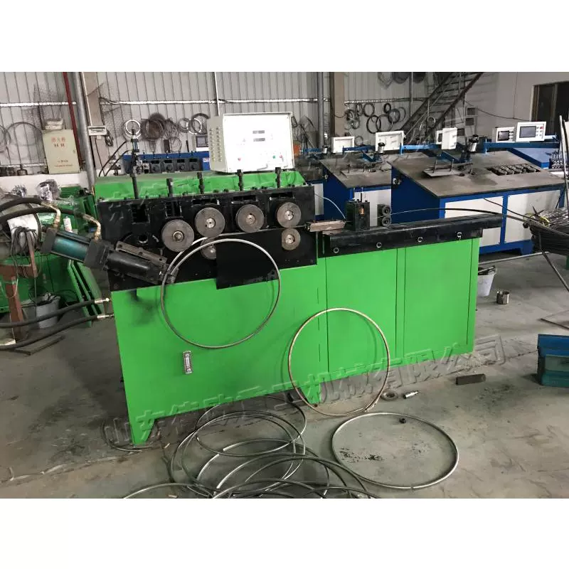 全自动数控打圈设备 金属铁丝螺旋缠绕机 钢筋弯曲自动切断设备