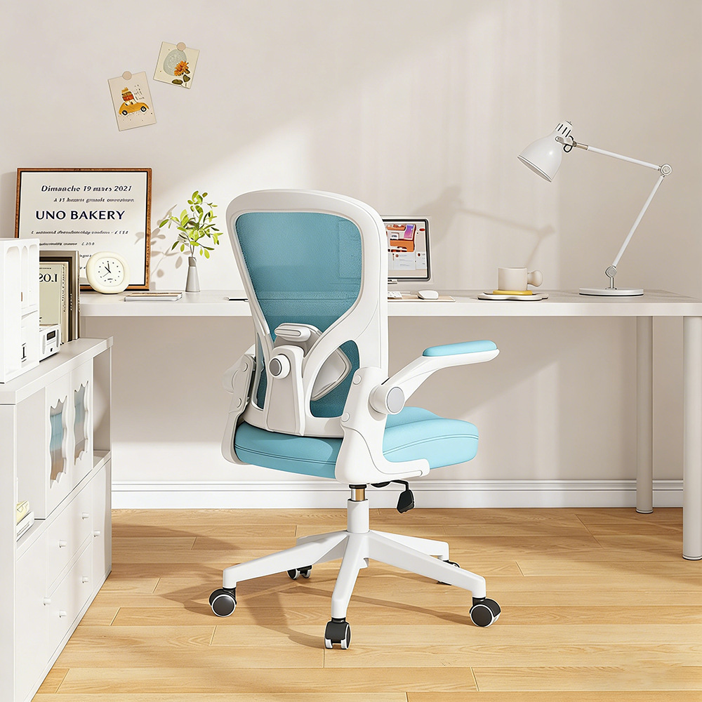 silla de computadora silla de oficina doméstica elevación silla giratoria respaldo cómodo asiento silla ergonómica cojín artefacto image 9