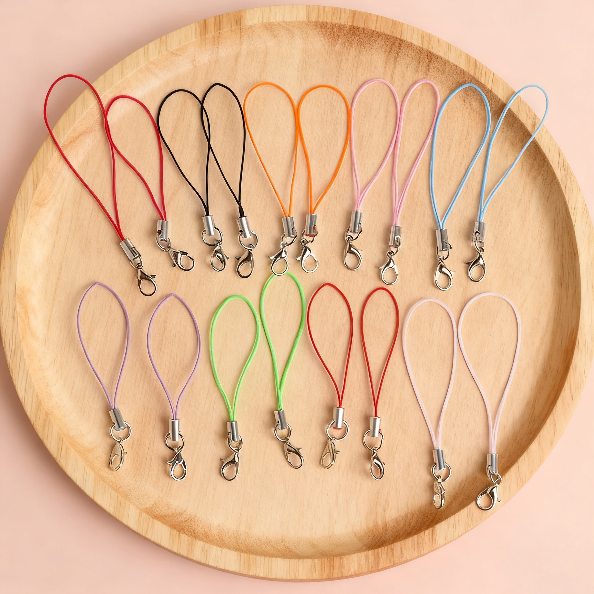 Colorful Lobster Clasp Phone Lanyard Handmade DIY Jewelry Accessories Materials Doll Pendant Strap Buckle