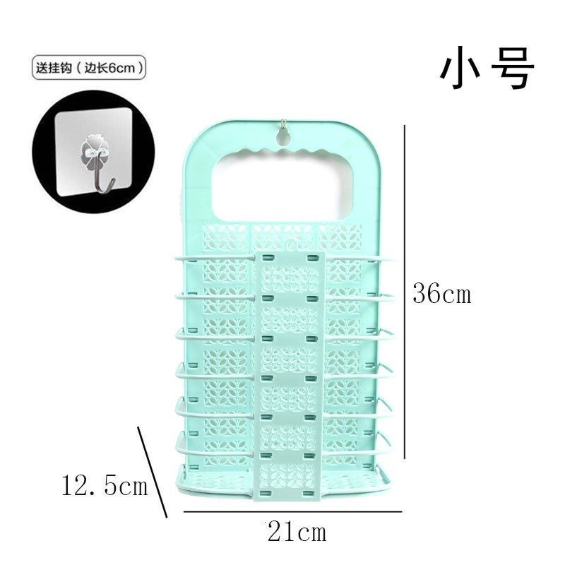 可折叠脏衣服收纳筐家用脏衣篮浴室洗衣篮衣篓壁挂式收纳桶置物架|undefined