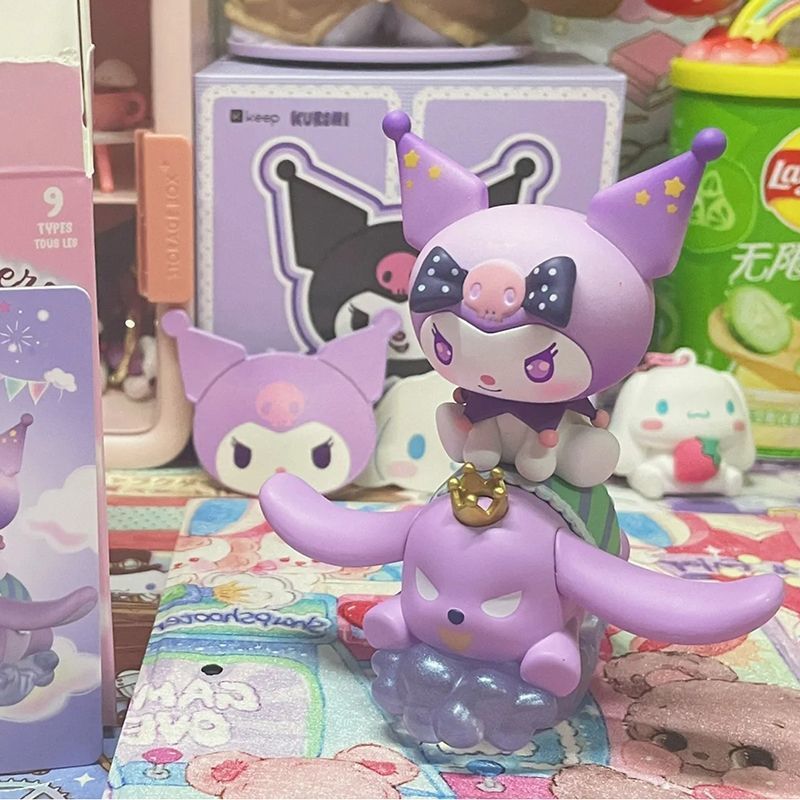 Miniso サンリオ チャイルドハート トロイの木馬シリーズ ブラインドボックス クロミ シナモンドッグ かわいい デスクトップ装飾品 女性ギフト|undefined
