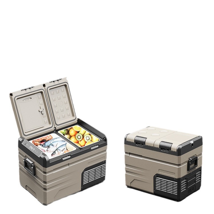 Ice Tiger Compressor Refrigeration Car Refrigerator Can Be Designed with Logo Instructions Carton Plug Free Shipping and Tax Can Be Paid on Behalf of