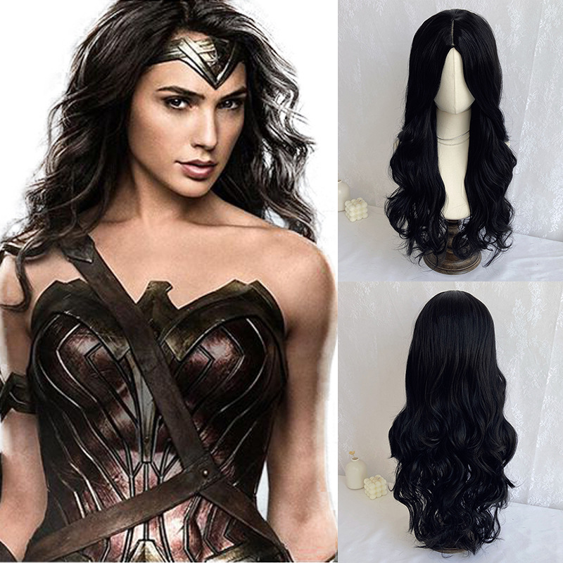 Wonder Woman Batman Vs Superman Diana Dc Justice League Cosplay Wig Halloween Cosplay