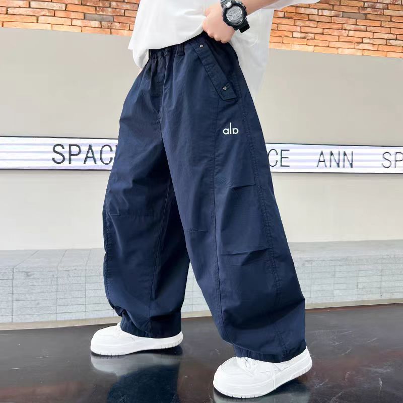Boys' Summer Pants 2026 New Thin Long Pants for Older Children, Stylish and Cool Mosquito-Proof Pants for Boys