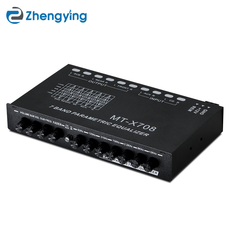 Car Equalizer 5-Band 7-Band 9-Band Equalizer Car Audio Eq Tuning Crossover Amplifier Factory Wholesale